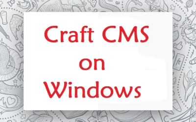 How to install craft cms on windows using xampp?