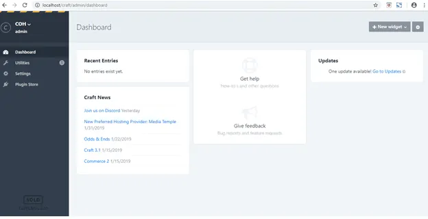 Craft-CMS-Dashboard